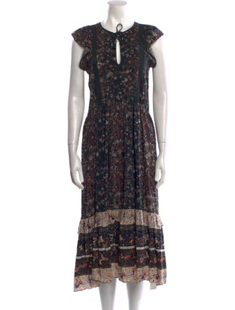 Ulla Johnson Silk Midi Length Dress