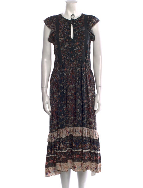 Ulla Johnson Silk Midi Length Dress