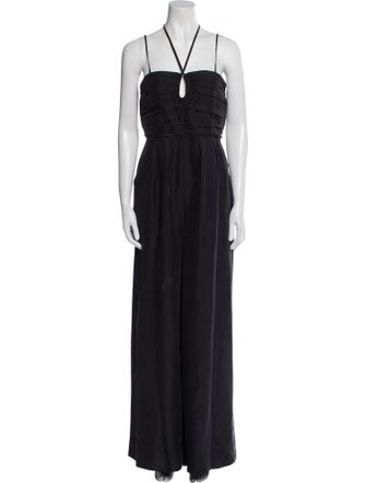 Ulla Johnson Silk Square Neckline Jumpsuit