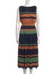 Ulla Johnson Striped Midi Length Dress