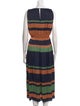 Ulla Johnson Striped Midi Length Dress
