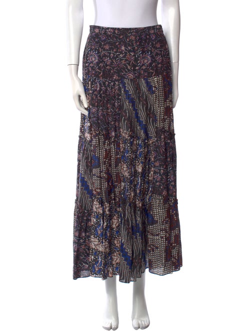 Ulla Johnson Printed Midi Length Skirt