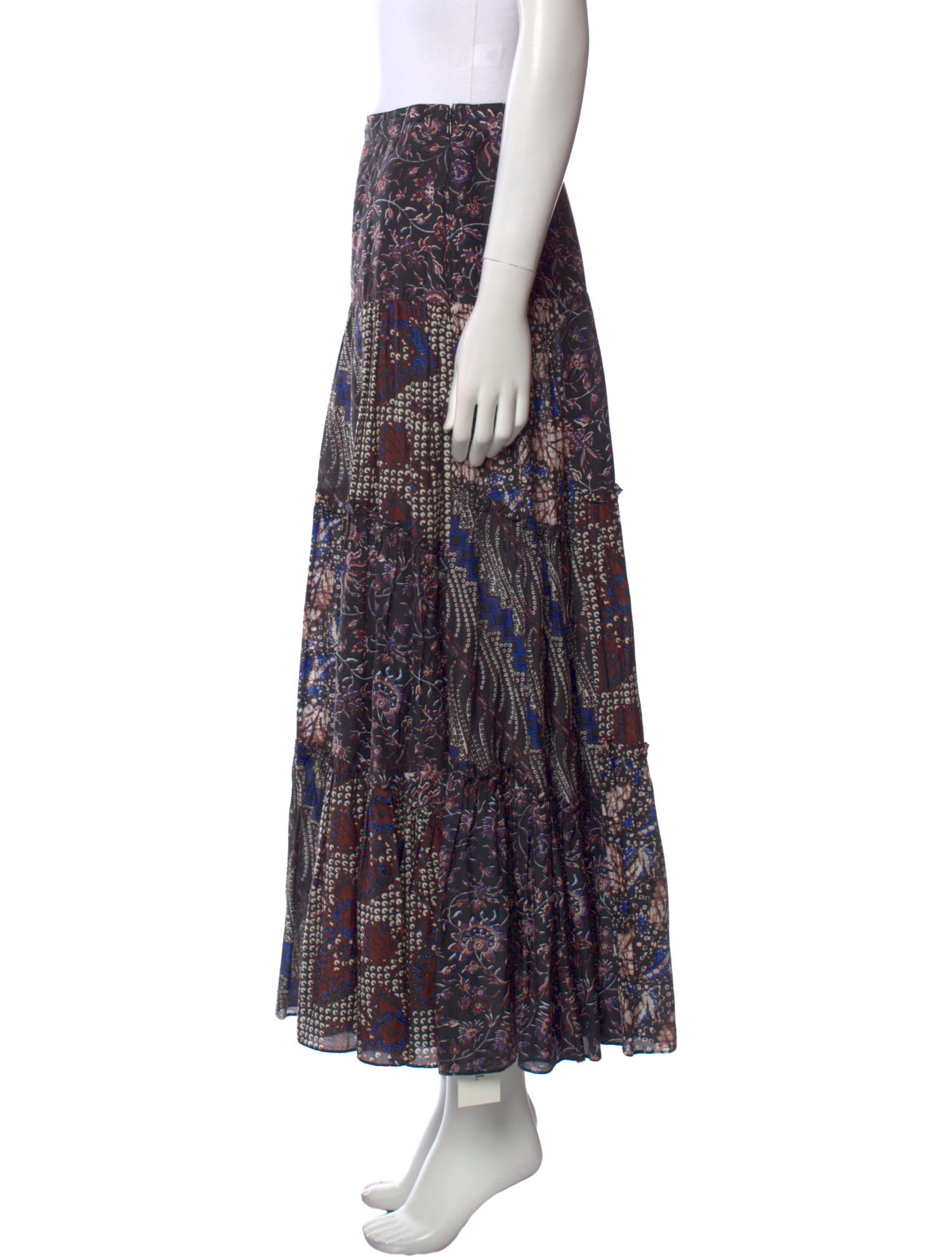 Ulla Johnson Printed Midi Length Skirt