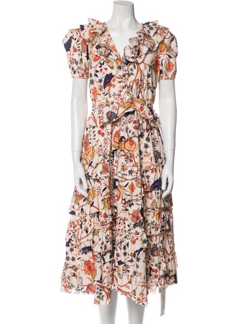 Ulla Johnson Floral Print Long Dress