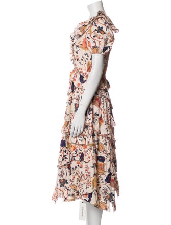 Ulla Johnson Floral Print Long Dress