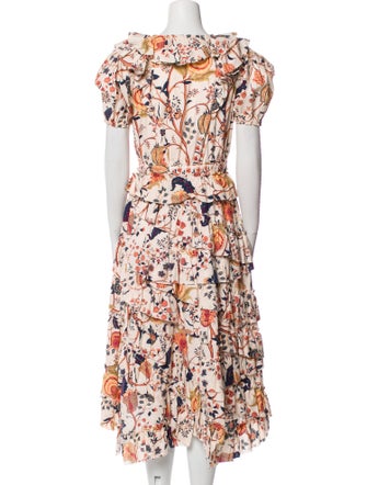 Ulla Johnson Floral Print Long Dress