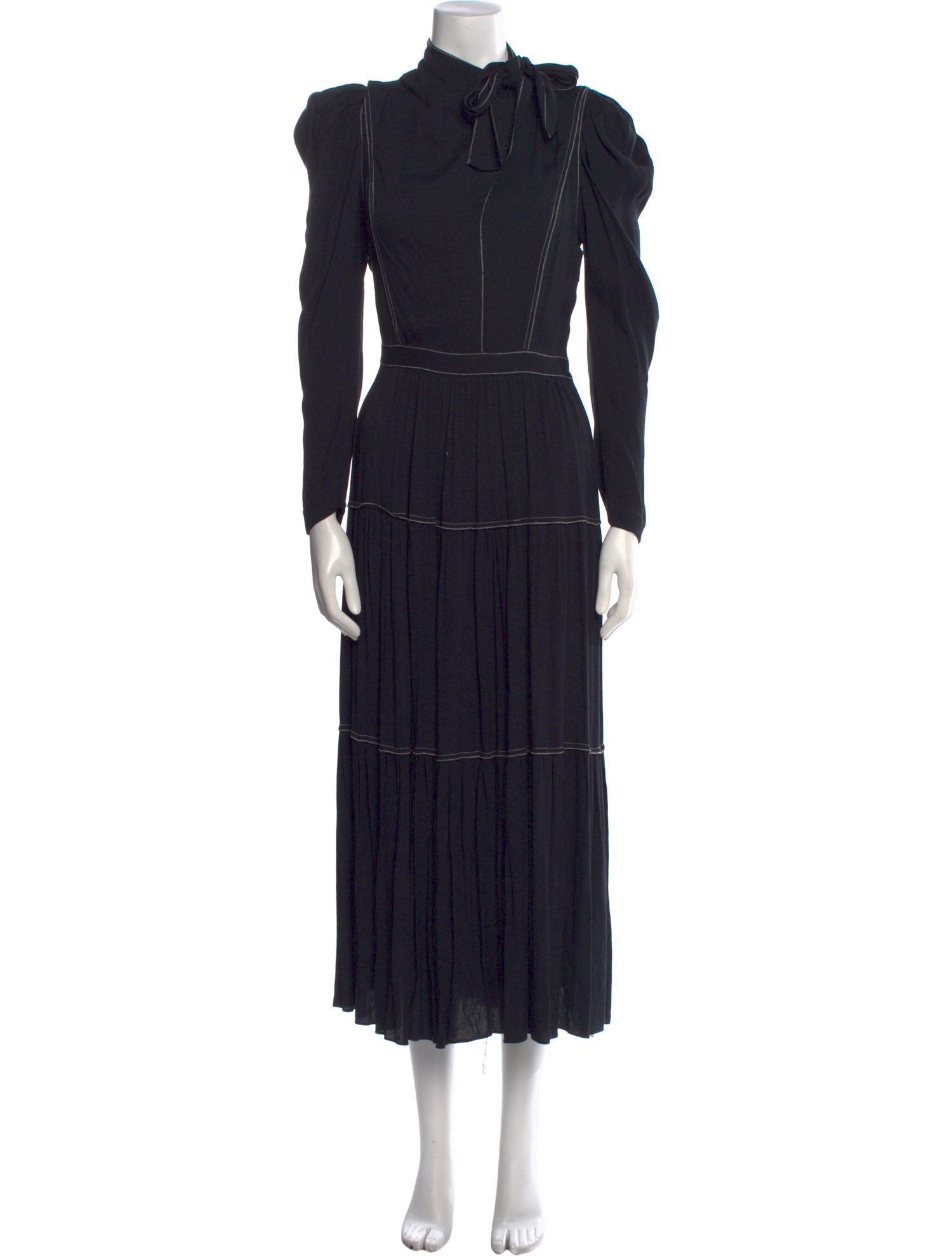 Ulla Johnson Mock Neck Long Dress