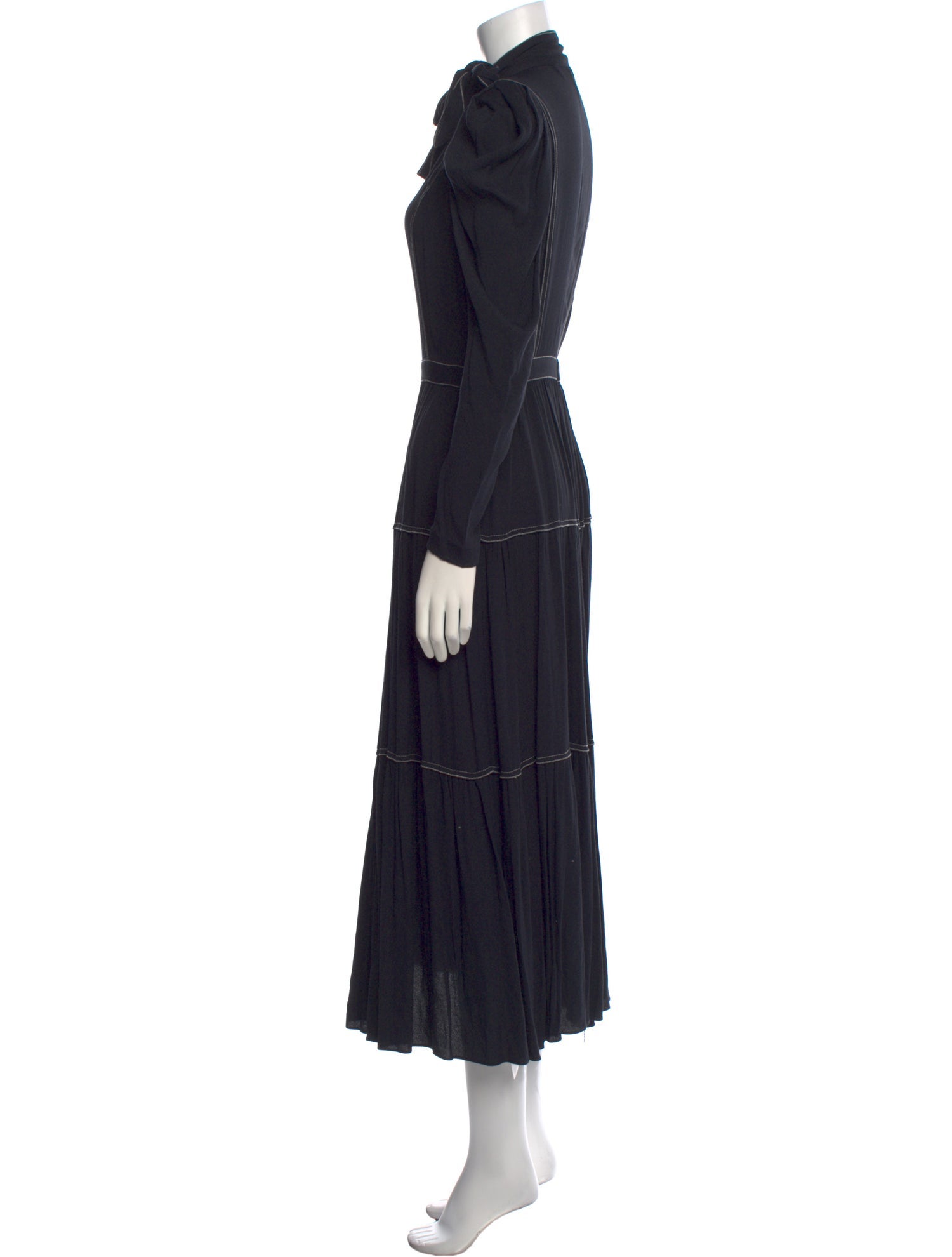Ulla Johnson Mock Neck Long Dress