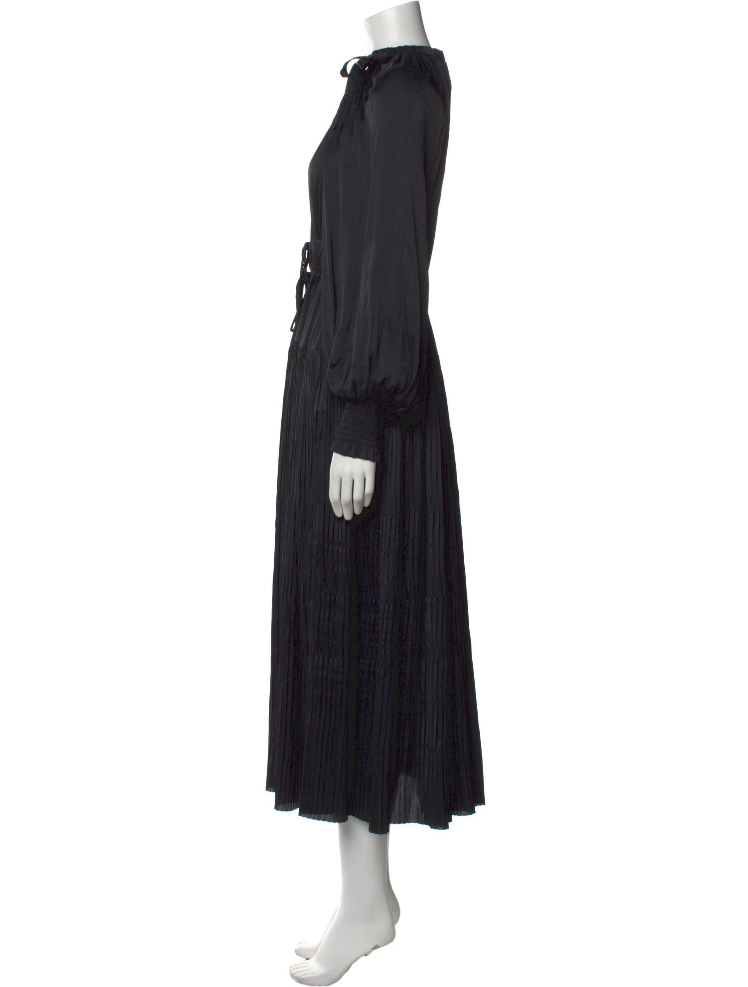 Ulla Johnson Tie Neck Long Dress