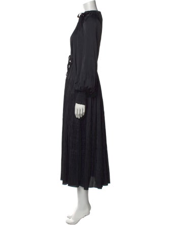 Ulla Johnson Tie Neck Long Dress