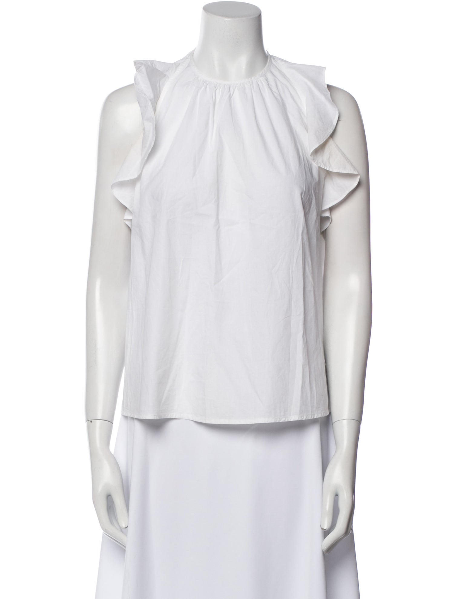 Ulla Johnson Crew Neck Sleeveless Blouse