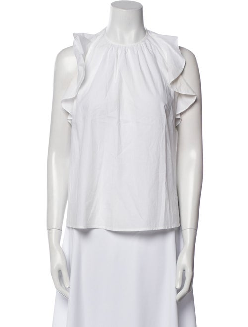 Ulla Johnson Crew Neck Sleeveless Blouse
