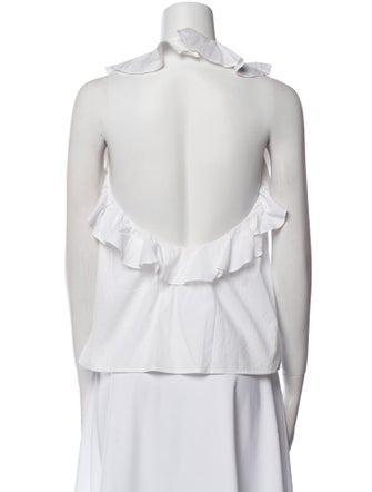 Ulla Johnson Crew Neck Sleeveless Blouse