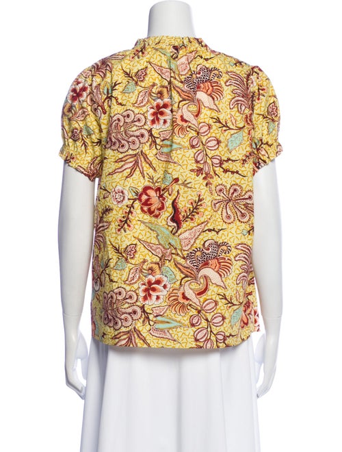 Ulla Johnson Printed V-Neck Blouse