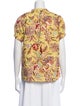 Ulla Johnson Printed V-Neck Blouse