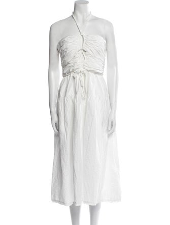 Ulla Johnson Halterneck Knee-Length Dress