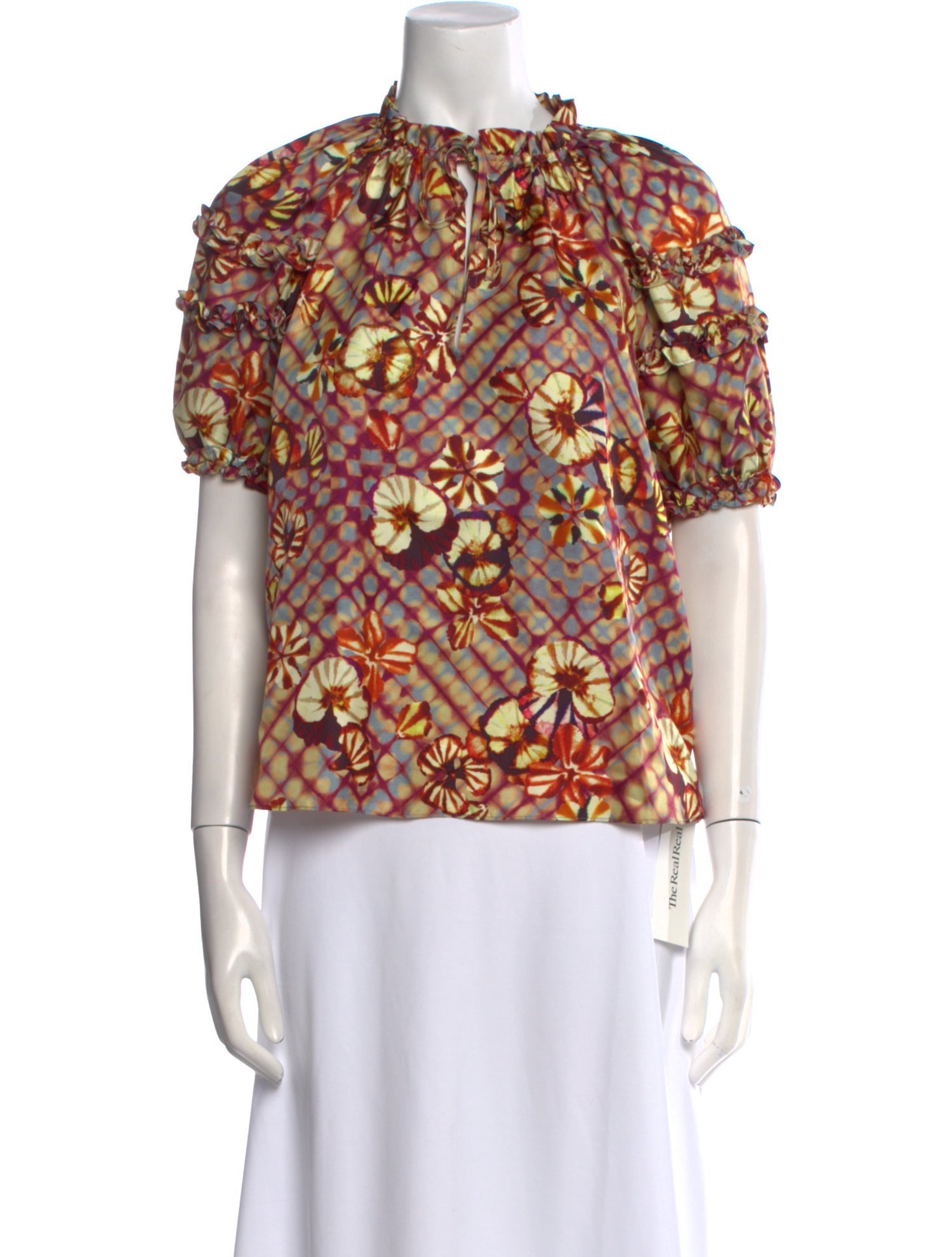Ulla Johnson Silk Printed Blouse
