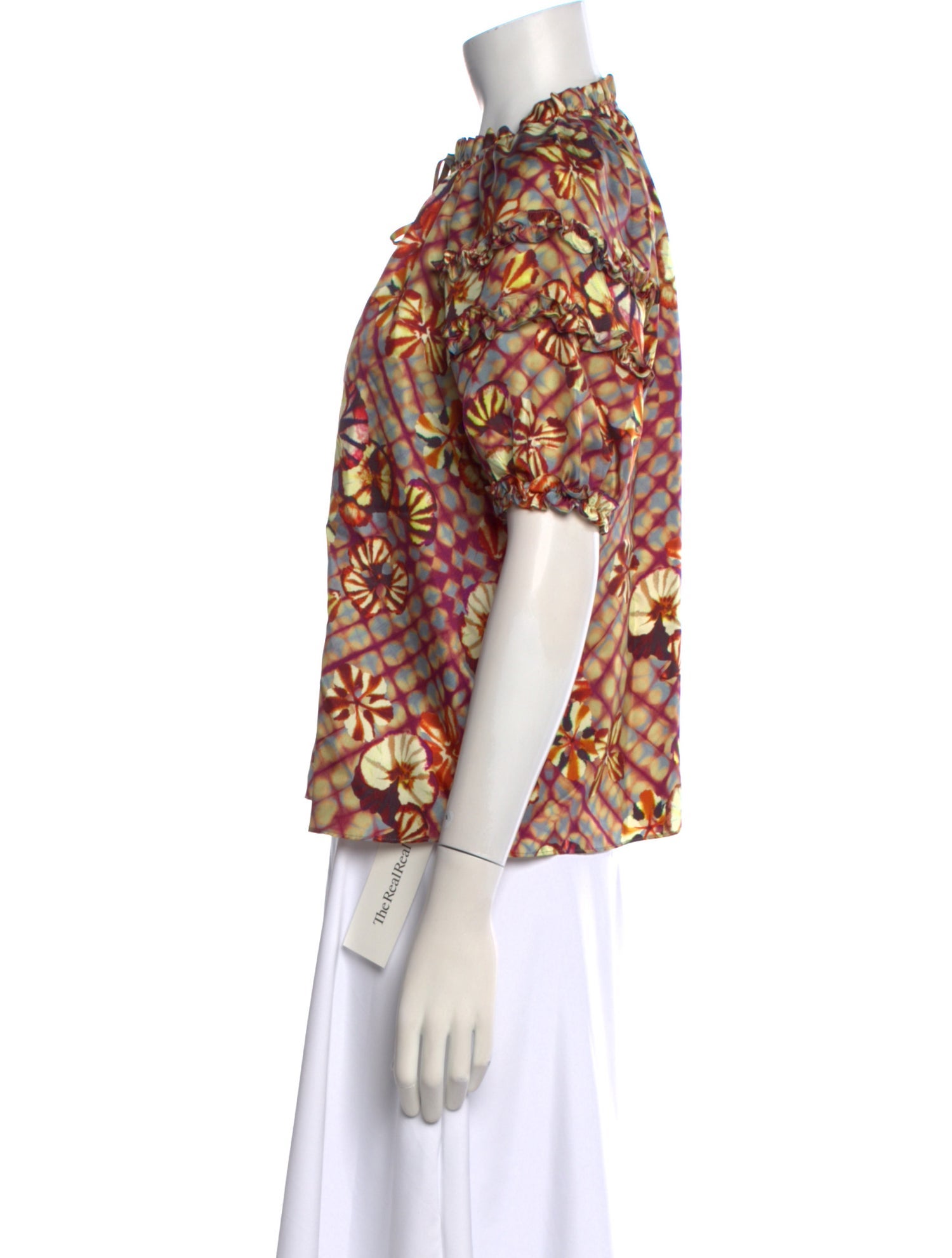 Ulla Johnson Silk Printed Blouse