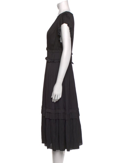 Ulla Johnson V-Neck Midi Length Dress