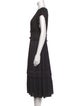 Ulla Johnson V-Neck Midi Length Dress
