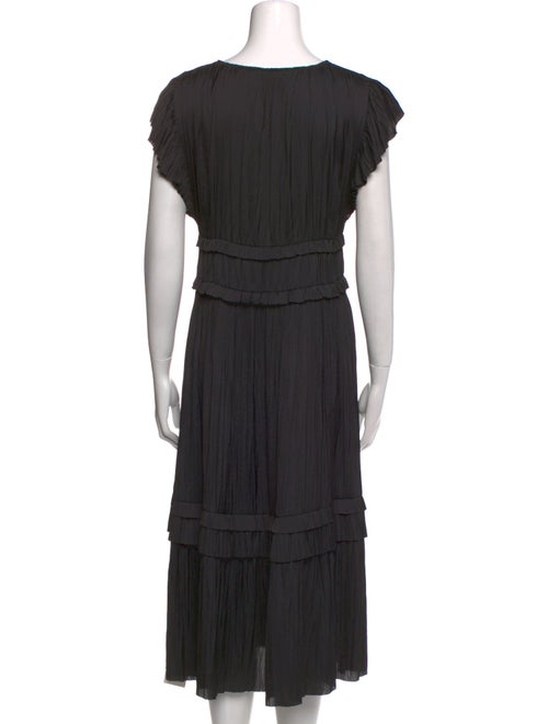 Ulla Johnson V-Neck Midi Length Dress
