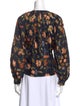 Ulla Johnson Silk Floral Print Blouse