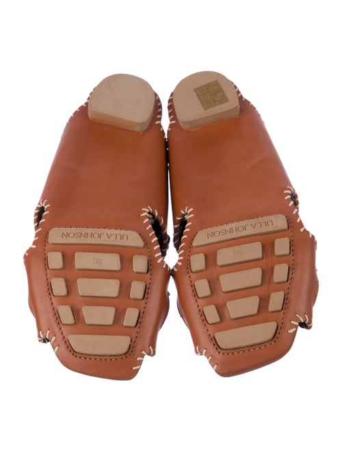 Ulla Johnson Leather Colorblock Pattern Slingback Sandals