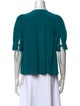 Ulla Johnson Silk Crew Neck Blouse