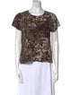 Ulla Johnson Silk Printed T-Shirt