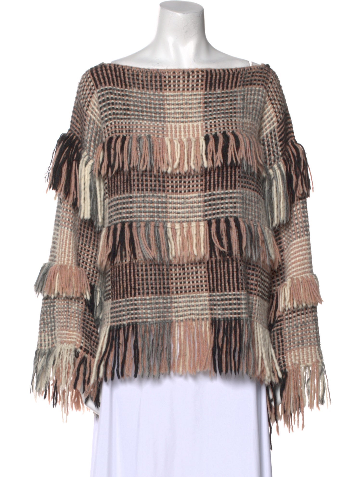 Ulla Johnson Striped Bateau Neckline Sweater