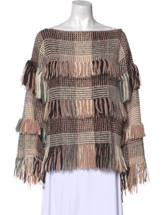 Ulla Johnson Striped Bateau Neckline Sweater