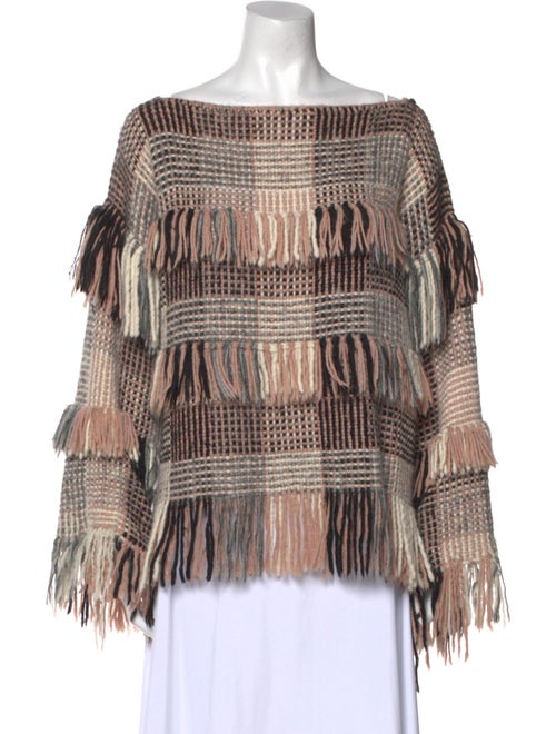 Ulla Johnson Striped Bateau Neckline Sweater