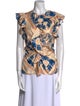 Ulla Johnson Silk Printed Blouse