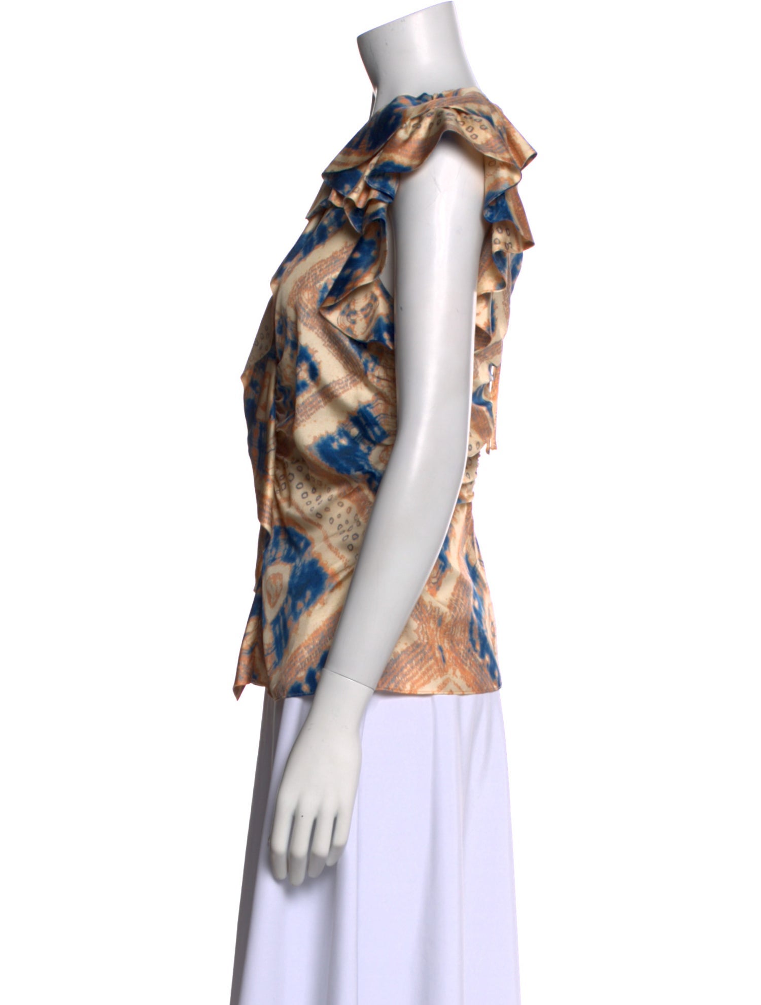 Ulla Johnson Silk Printed Blouse