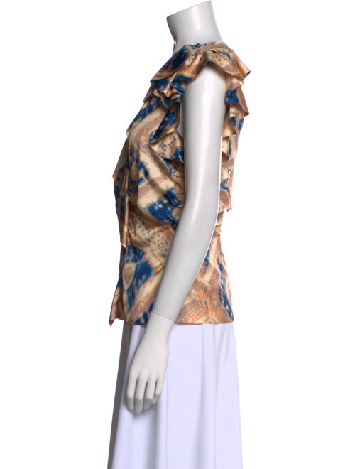 Ulla Johnson Silk Printed Blouse