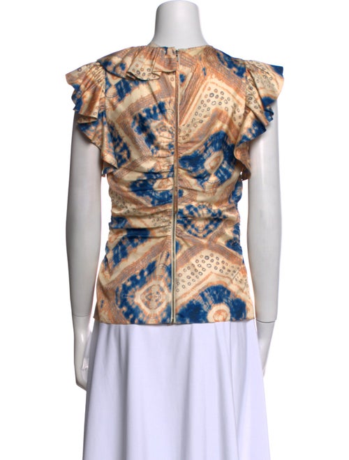 Ulla Johnson Silk Printed Blouse