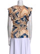 Ulla Johnson Silk Printed Blouse