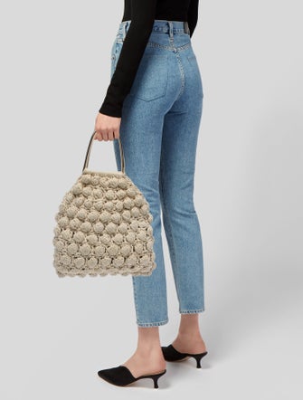 Ulla Johnson Wool Top Handle Bag