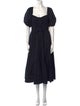 Ulla Johnson Square Neckline Midi Length Dress