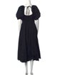 Ulla Johnson Square Neckline Midi Length Dress