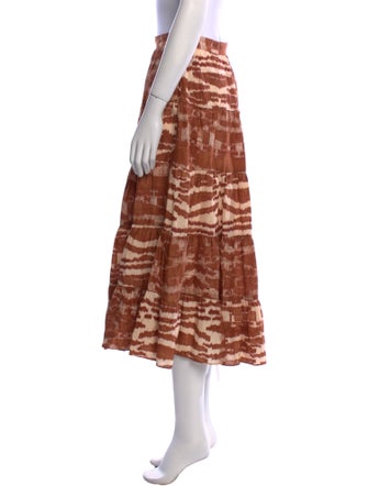 Ulla Johnson Silk Midi Length Skirt