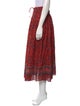 Ulla Johnson Floral Print Midi Length Skirt