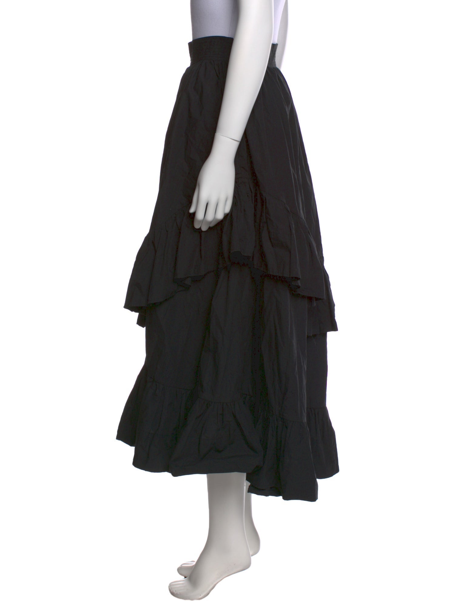 Ulla Johnson Ruffle Embellishment Midi Length Skirt