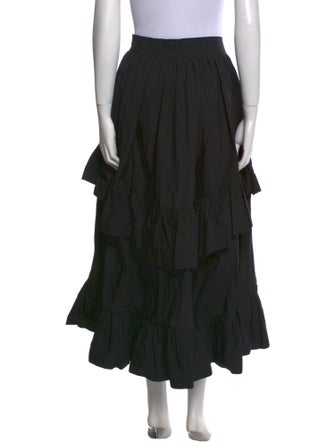 Ulla Johnson Ruffle Embellishment Midi Length Skirt