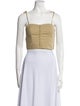 Ulla Johnson Square Neckline Sleeveless Crop Top