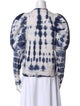 Ulla Johnson Tie-Dye Print Crew Neck Sweatshirt