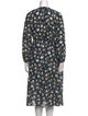Ulla Johnson Floral Print Midi Length Dress