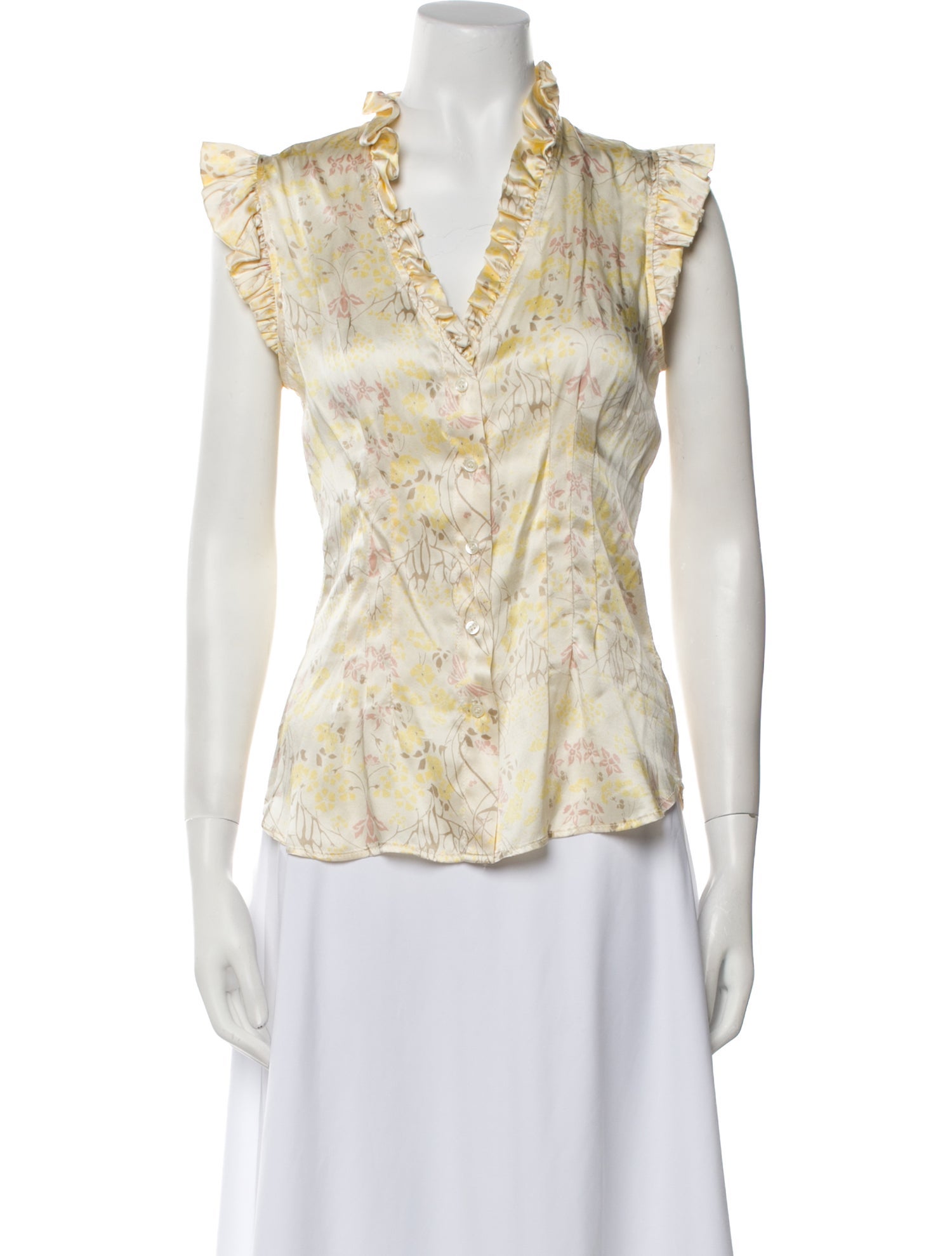 Ulla Johnson Silk Printed Blouse