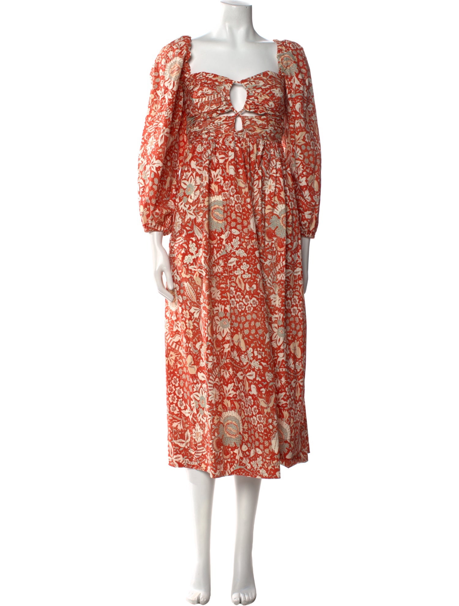 Ulla Johnson Floral Print Long Dress