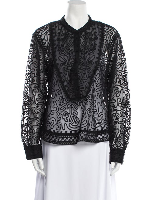 Ulla Johnson Printed Long Sleeve Blouse